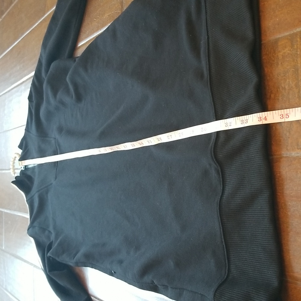 Athleta Circa Black With White Stripes Longsleeve Mini Track Dress - Picture 10 of 15